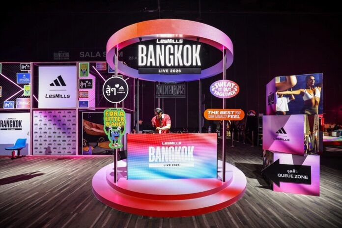 อาดิดาส ปลื้ม Les Mills Live Bangkok 2026 ปิดฉากอลังการ