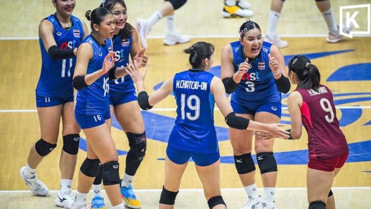 Thailand sweep South Korea 3-0 to reach AVC Women’s Continental Championship semifinals