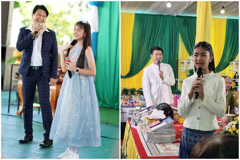 ทศพล หิมพานต์ ภูมิใจ น้องผักบุ้ง ลูกสาว ร้องเพลงแหล่