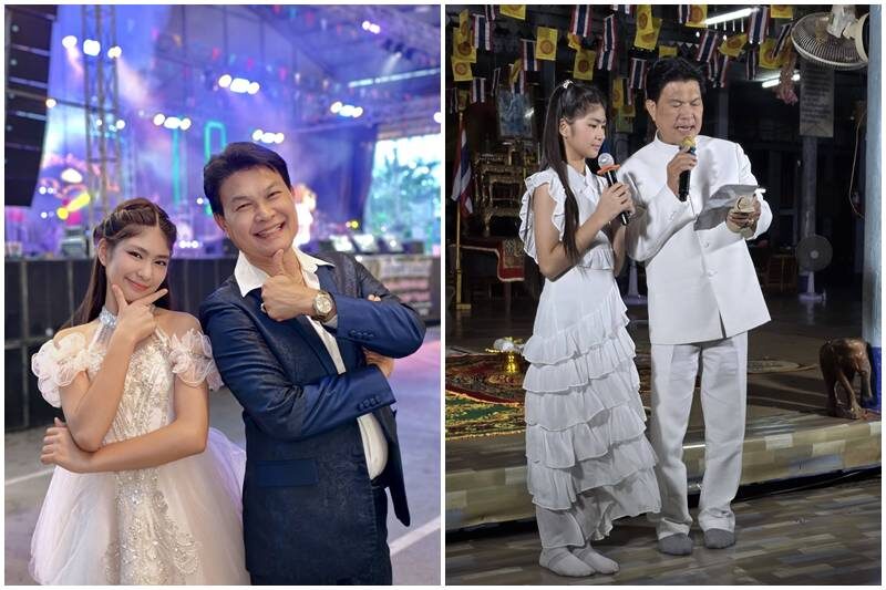 ทศพล หิมพานต์ ภูมิใจ น้องผักบุ้ง ลูกสาว ร้องเพลงแหล่