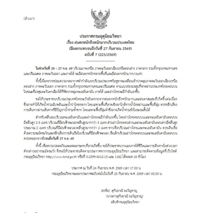 กรมอุตุนิยมวิทยา
