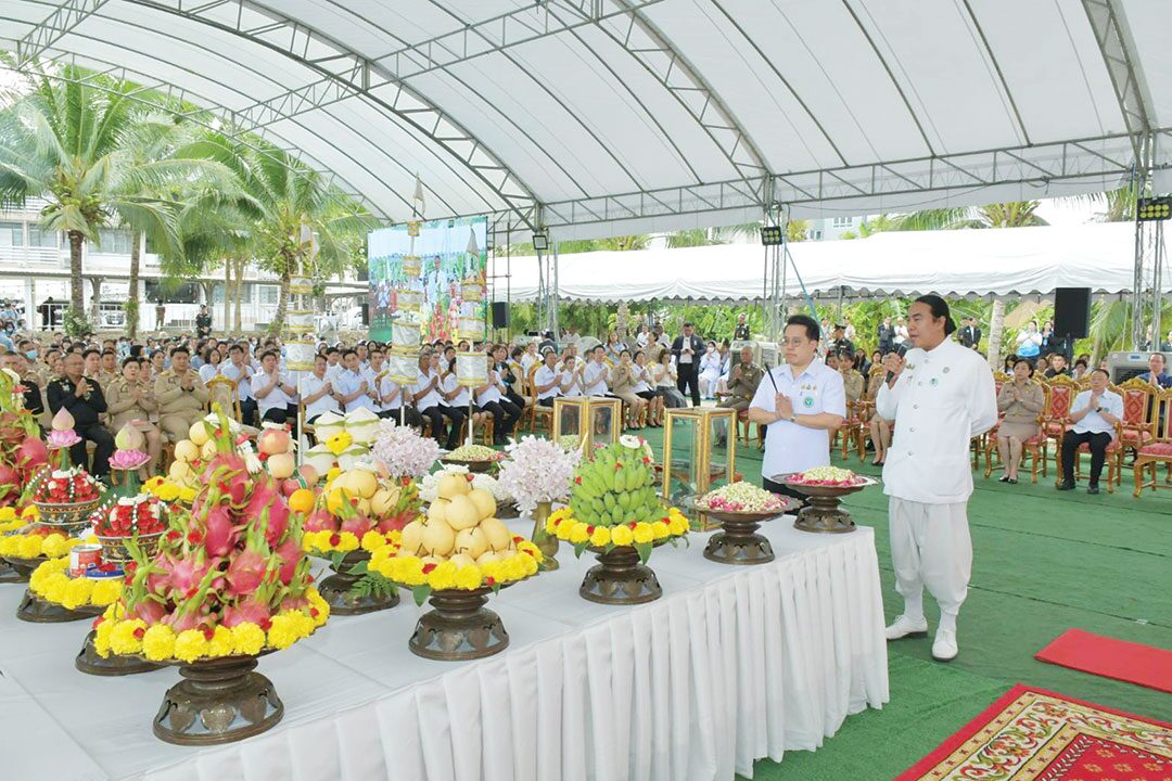 สดจากหน้าพระ - วางศิลาฤกษ์ 2 อาคารใหม่ ร.พ.สมเด็จพระสังฆราชฯ