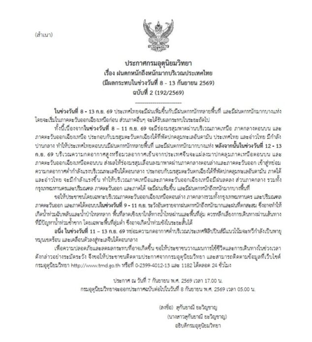 กรมอุตุนิยมวิทยา