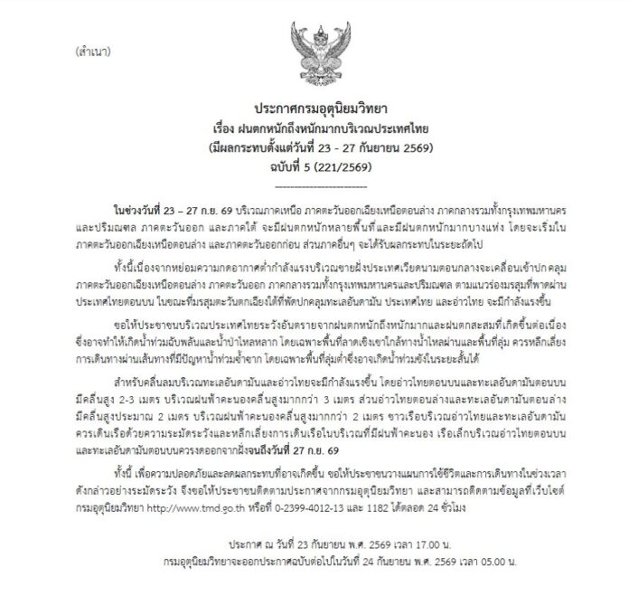 กรมอุตุนิยมวิทยา