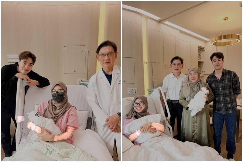 แห่ยินดีพระเอก ฟีฟ่า คุณพ่อป้ายแดง ภรรยาคลอดลูกชาย