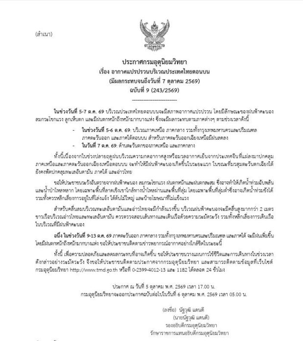 กรมอุตุนิยมวิทยา